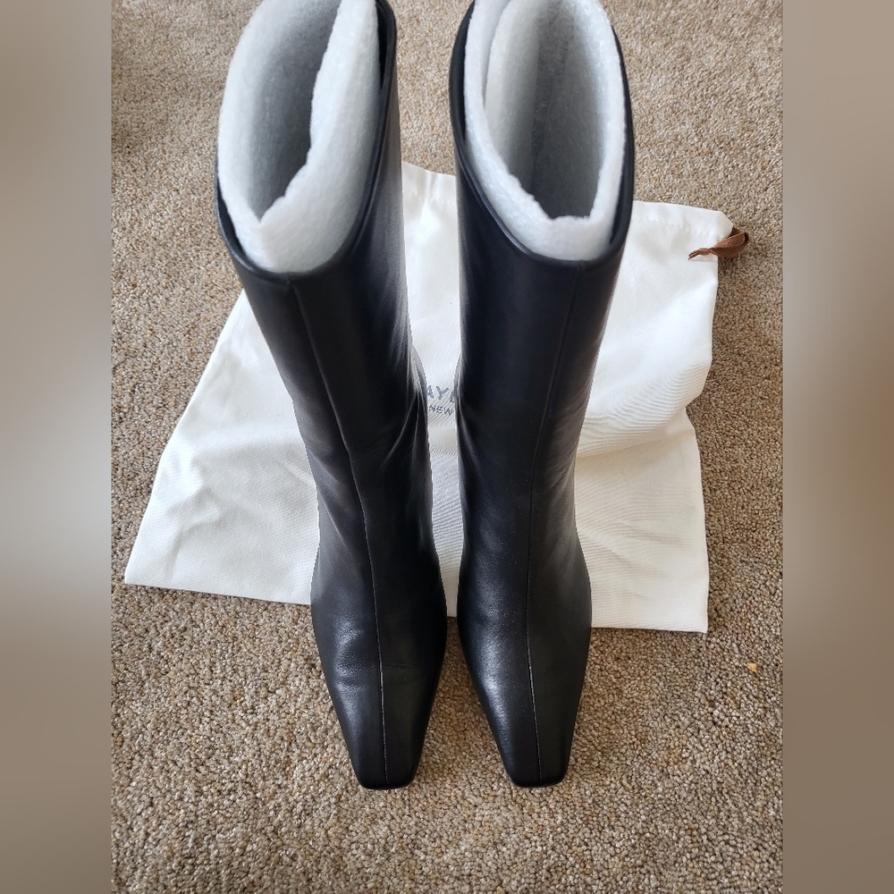 New lafayette 148 anna zipper boots 37 - Picture 4 of 14